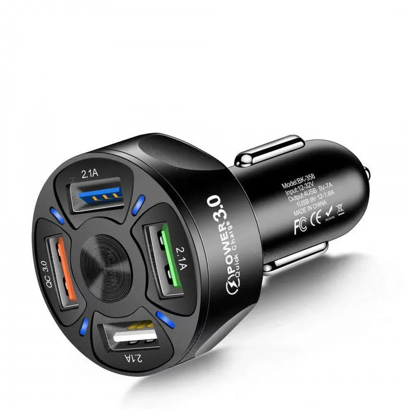 4 Port Car Charger
