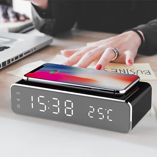 Wireless Charging Alarm Clock