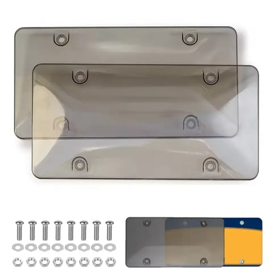 Darkened License Plate Cover